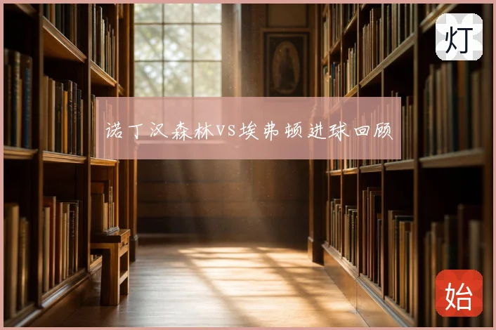 诺丁汉森林vs埃弗顿进球回顾